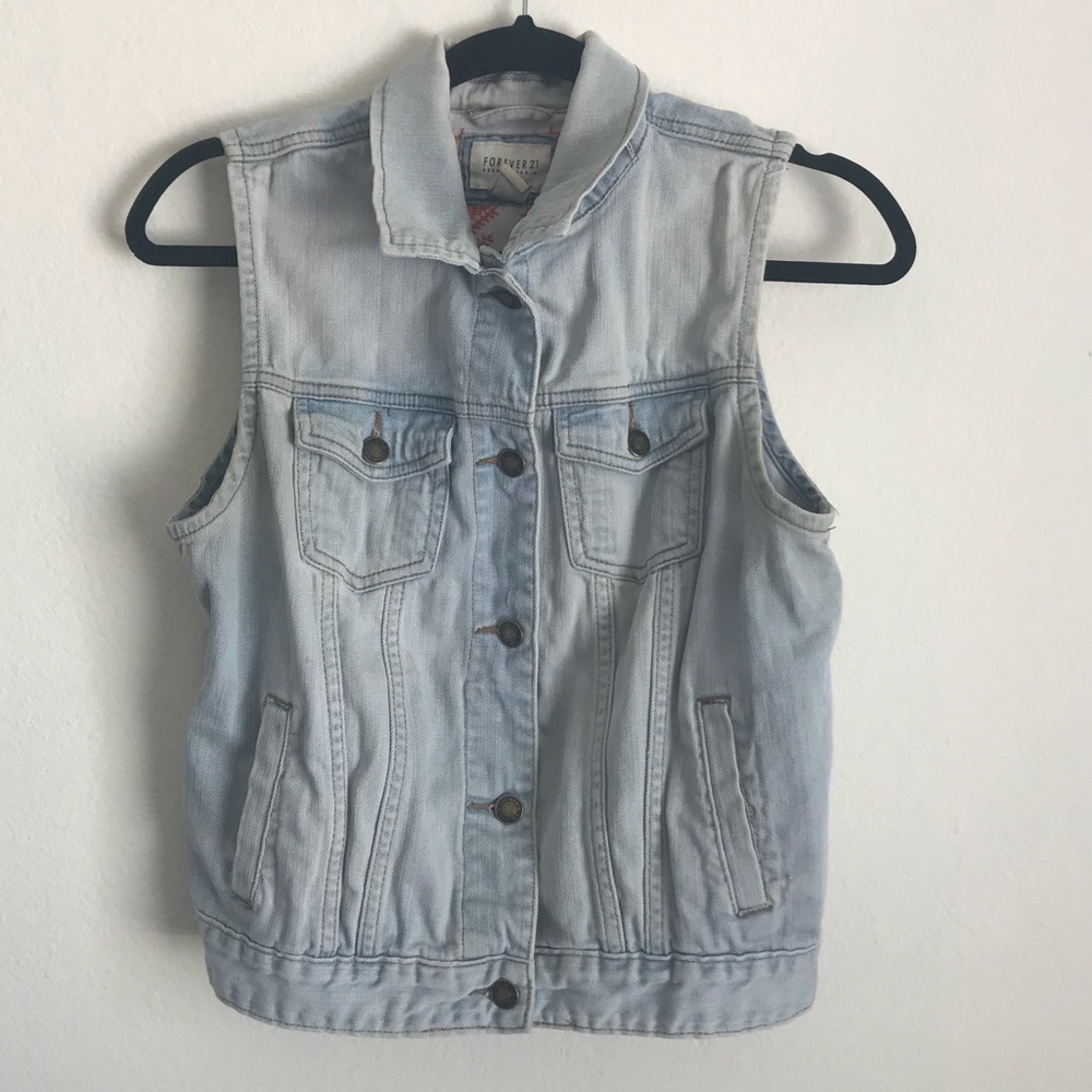 Denim Vest - Forever 21